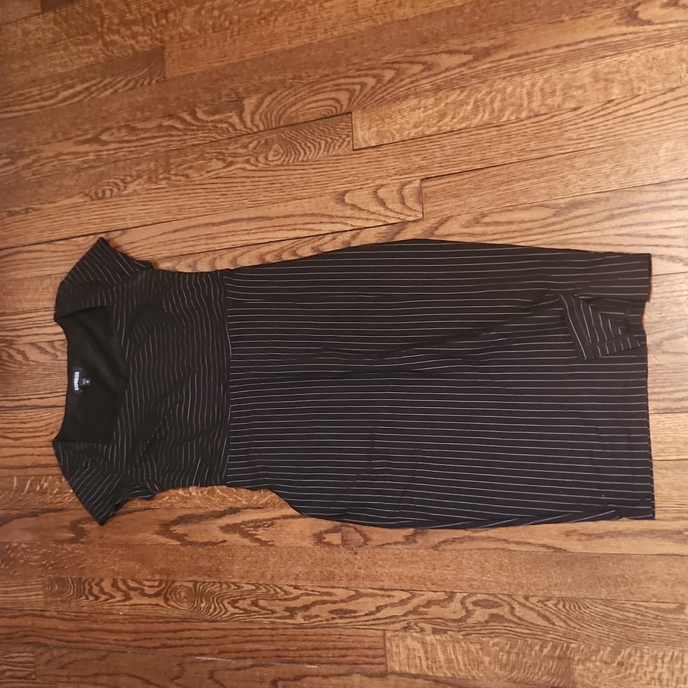 Express pinstripe dress